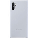 Samsung Coque Silicone Argent Galaxy Note 10+