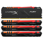 HyperX Fury RGB 128 Go (4 x 32 Go) DDR4 3000 MHz CL16