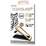 Tiger Glass Plus Verre Trempé Noir Apple iPhone 6 Plus/6s Plus/7 Plus/8 Plus