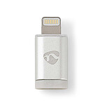 Nedis Sync & Charge Adaptateur Lightning vers Micro-USB