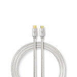 Nedis Cable USB Tipo C macho a Micro-USB Tipo B macho - 3 m