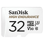 SanDisk High Endurance microSDHC UHS-I U3 V30 32 Go + Adaptateur SD