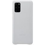 Samsung Coque Cuir Gris Clair Samsung Galaxy S20+
