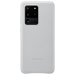 Samsung Coque Cuir Gris Clair Samsung Galaxy S20 Ultra