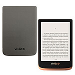 Vivlio Touch HD Plus Cobre/Negro + Paquete de libros electrónicos GRATIS + Funda gris