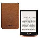 Vivlio Touch HD Plus Cuivre/Noir + Pack d'eBooks OFFERT + Housse Marron
