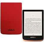 Vivlio Touch HD Plus Cuivre/Noir + Pack d'eBooks OFFERT + Housse Rouge