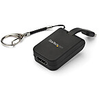 StarTech.com USB-C vers HDMI 4K 30Hz avec porte-clés et câble incorporé - Compatible avec Thunderbolt 3