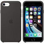 Funda de silicona Apple iPhone SE negra