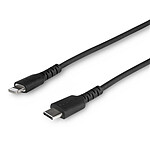 Cable USB Tipo-C a Lightning de StarTech.com - 1m - Negro