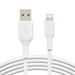 Cable MFI USB-A a Lightning de Belkin (blanco) - 15 cm