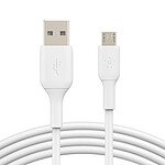 Cable USB-A a Micro-USB Belkin (blanco) - 1m