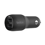 Belkin Boost Charge Chargeur de voiture 2 ports USB-A (24 W) sur prise allume-cigare (Noir)