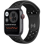 Apple Watch Nike SE GPS + Cellular Space Gray Aluminium Bracelet Sport Anthracite Black 44 mm