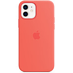 Apple Silicone Case with MagSafe Pink Apple iPhone 12 / 12 Pro