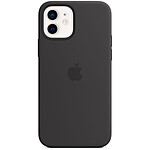 Apple Silicone Case with MagSafe Noir Apple iPhone 12 / 12 Pro
