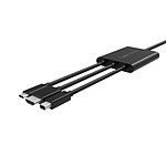 Belkin Câble HDMI/USB-C/Mini-DP vers HDMI - 2.4 m