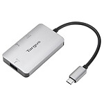 Hub multipuerto USB-C de Targus 4K HDMI + USB-A + USB-C con Power Delivery de 100W