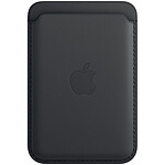 Cartera de piel para el iPhone de Apple con MagSafe Negro