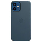 Funda de piel con MagSafe Azul Báltico Apple iPhone 12 mini