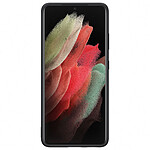 Samsung Coque Silicone Noir Galaxy S21 Ultra