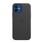Funda de piel Apple con MagSafe Negra Apple iPhone 12/12 Pro