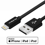 Cable MFI USB-A a Lightning de Akashi (negro)