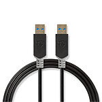 Cable USB 3.0 Nedis - 2 m (Negro)