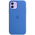 Apple Silicone Case with MagSafe Bleu Capri Apple iPhone 12 / 12 Pro