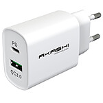 Akashi Chargeur Secteur 20W USB-A Quick Charge 3.0 Blanc
