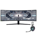 Samsung 49" QLED - Odyssey C49G95TSSU + JBL Quantum ONE Noir