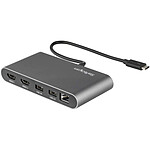 StarTech.com Station d'accueil Thunderbolt 3 double affichage HDMI 4K 60Hz + 2x USB-A + Ethernet Gigabit