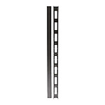 Dexlan Vertical cable tray for 800 mm 42U racks with cover - Black