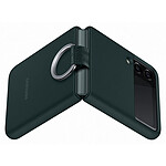 Samsung Coque Silicone Anneau Vert Galaxy Z Flip 3