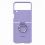 Funda de silicona Samsung Anillo Lavanda Galaxy Z Flip 3