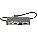 StarTech.com Adaptateur multiport USB-C vers HDMI 4K ou VGA avec Hub USB 3.0, GbE et PD 100 W
