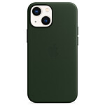 Funda de piel Apple con MagSafe Sequoia Verde Apple iPhone 13 mini