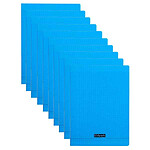 Calligraphe 8000 Polypro Cahier 96 pages 24 x 32 cm seyes grands carreaux Bleu x 10