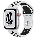 Apple Watch Nike SE GPS + Cellular Silver Aluminium Platino puro/Negro 40 mm