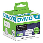 DYMO Pack de 220 étiquettes Expédition/Badge pour LabelWriter - 101 x 54 mm