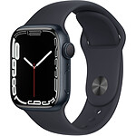 Apple Watch Series 7 Correa deportiva de aluminio MEDIANOCHE 41 mm