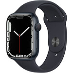 Apple Watch Series 7 GPS Correa deportiva de aluminio MEDIANOCHE 45 mm