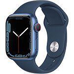 Apple Watch Series 7 GPS Cellular Aluminium Abyss Blue Sport Band 41 mm

