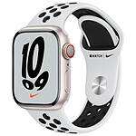 Apple Watch Nike Series 7 GPS + Cellular Correa deportiva de aluminio BLANCO ESTRELLA 41 mm