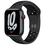 Apple Watch Nike Series 7 GPS Cellular Aluminium Midnight Sport Band 45 mm
