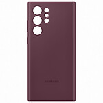 Samsung Coque Silicone Bordeaux Galaxy S22 Ultra