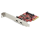 StarTech.com Carte Contrôleur PCI Express vers 2 Ports USB 3.1 Type-C avec UASP