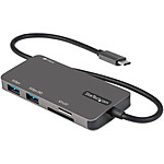 StarTech.com Adaptateur multiport USB-C vers HDMI 4K 30 Hz, Hub 3 ports USB 3.0, SD/microSD et Power Delivery 100W