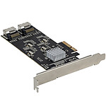 Tarjeta controladora PCI-E de 8 puertos SATA III con 4 controladores de host StarTech.com