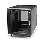StarTech.com 15U server cabinet depth 800 mm - payload 800 kg - colour black